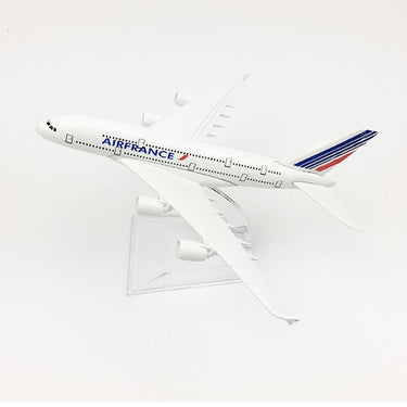 AIR FRANCE AEROPLANE MODEL AIRBUS A380 AIRPLANE 16CM METAL ALLOY DIECAST 1:400 AIRPLANE - PILOTSX